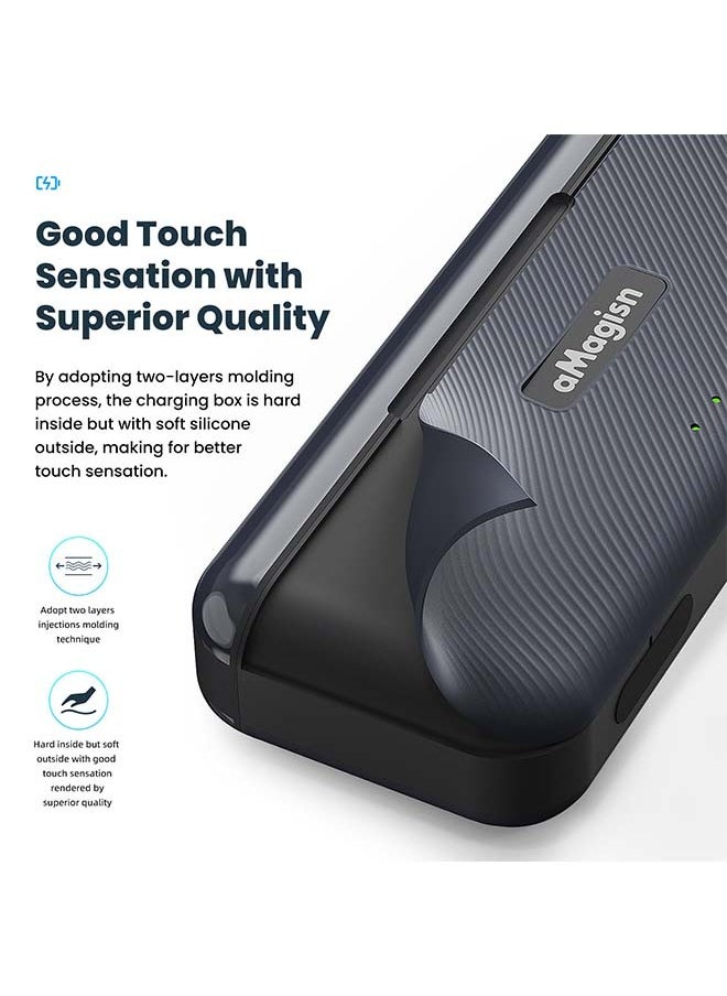 aMagisn Premium Fast-Charging Case and Charger for DJI Action 4 (Compatible with DJI Action 3) - Essential Accessories for DJI Action Cameras (Battery Not Included)