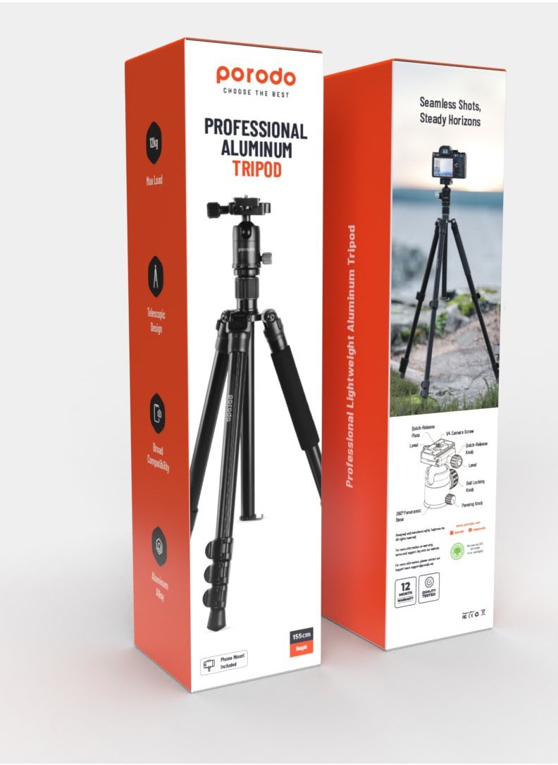 Aluminium Tripod with Ballhead - Black