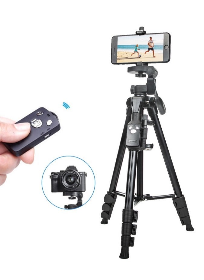 YUNTENG Camera Tripod with Mobile Phone Bluetooth Remote Control