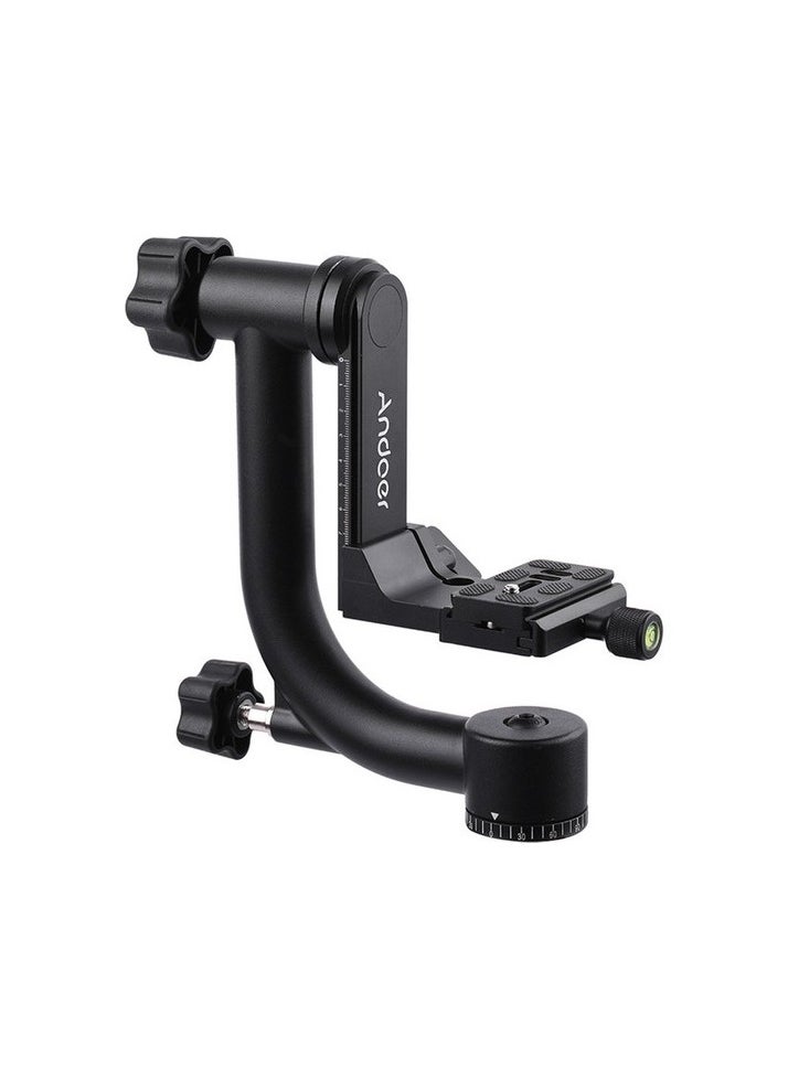 Metal Panoramic Gimbal Tripod Colour:Black