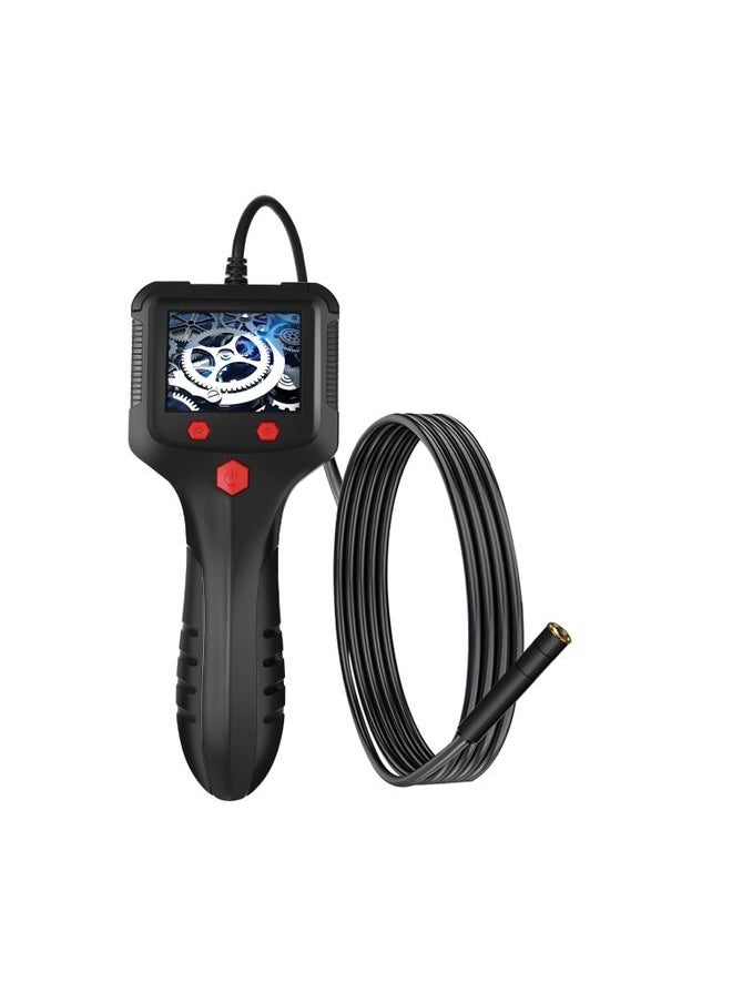 8mm Camera 2.4 inch HD Handheld Industrial Endoscope With LCD Screen, Length:10m