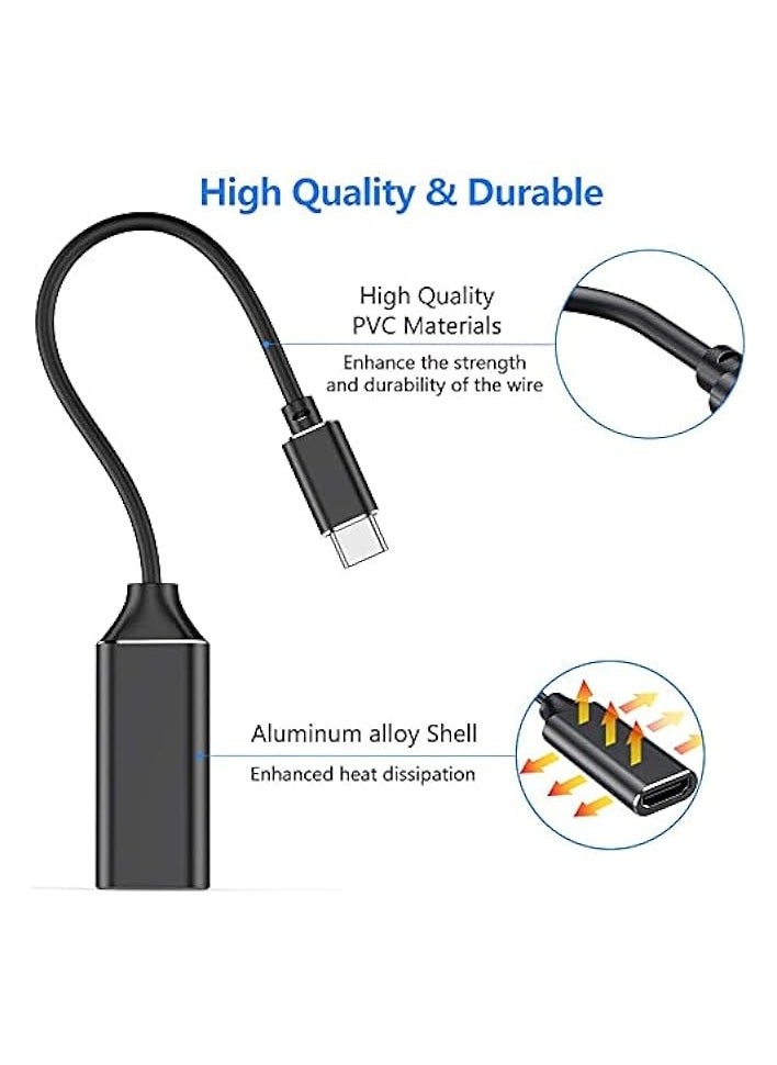 USB C to HDMI Adapter 4K for Mac OS, Type-C to HDMI Adapter [Thunderbolt 3], Compatible with MacBook Pro 2019/2018/2017, MacBook Air, Galaxy, and More