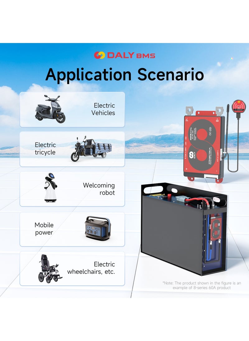 DALY Smart BMS K Series 3S-20S | Advanced Battery Management System for LiFePO4/Li-ion  Batteries | Bluetooth Enabled | Ideal for Electric Vehicles, Solar Inverters, and Energy Storage Systems