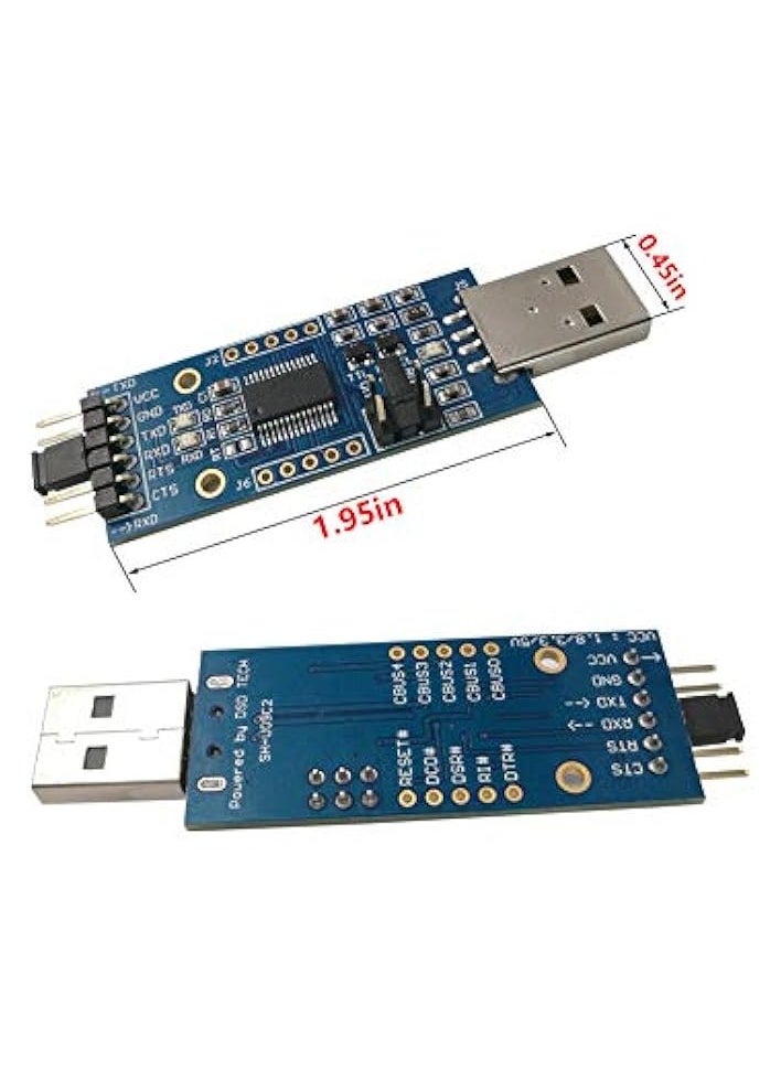 SH-U09C2 USB to TTL Adapter Built-in FTDI FT232RL IC for Debugging and Programming