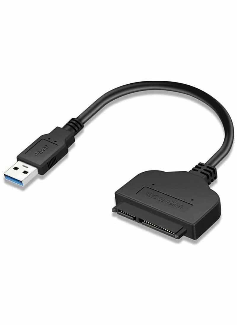 USB Cable to SATA 3.0 III Hard Drive Adapter for USB1.0/USB1.1/USB2.0 and 2.5 inch SATA/SATA2.0/SATA3.0 Disk Support SSD & HDD Data Transfer UASP