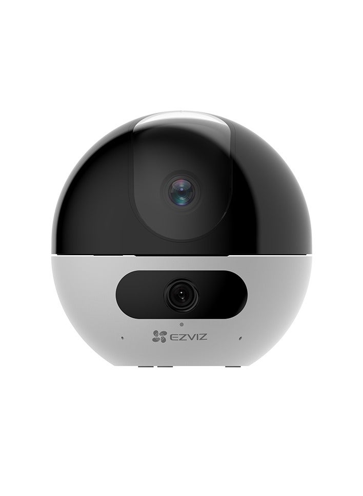 C7 Dual-Lens 2K+ Pan & Tilt Wi-Fi Camera, 2560x1440 Resolution, AI-Powered Human & Pet Detection, 2.8mm Fixed & 6mm PT Lenses (108° & 60° View Angles), 10m IR Night Vision, H.265 Video Compression, Dual-Band Wi-Fi, Smart Motion Detection, Patrol Mode, MicroSD Support (Up to 512GB), EZVIZ Cloud Storage, Type-C Power, IP65 Weatherproof, Google Assistant & Alexa Integration, Bluetooth Pairing, Easy Setup with EZVIZ App