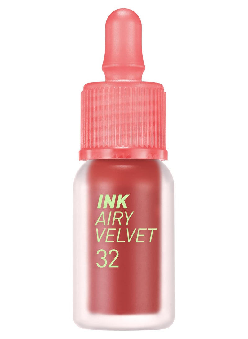 Peripera Ink Airy Velvet Lip Tint (032 REDDISH ROSE)