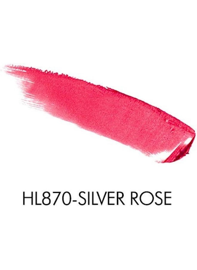 Herbal Matte Lipstick | Rich Pigmented & Creamy Lipstick | Enriched With Aloe Vera, Chamomile & Ginseng | Prevents Lip Drying Out | Paraben Free | Gluten Free Formula | Silver Rose