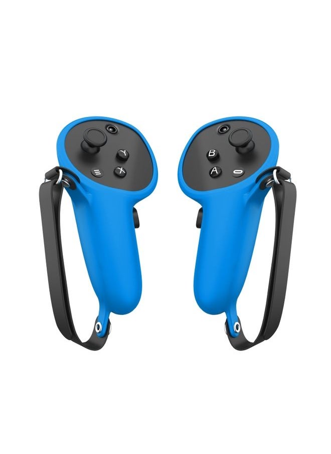 For Meta Quest Pro 1pair Handle Silicone Case Cover VR Accessories(Blue)