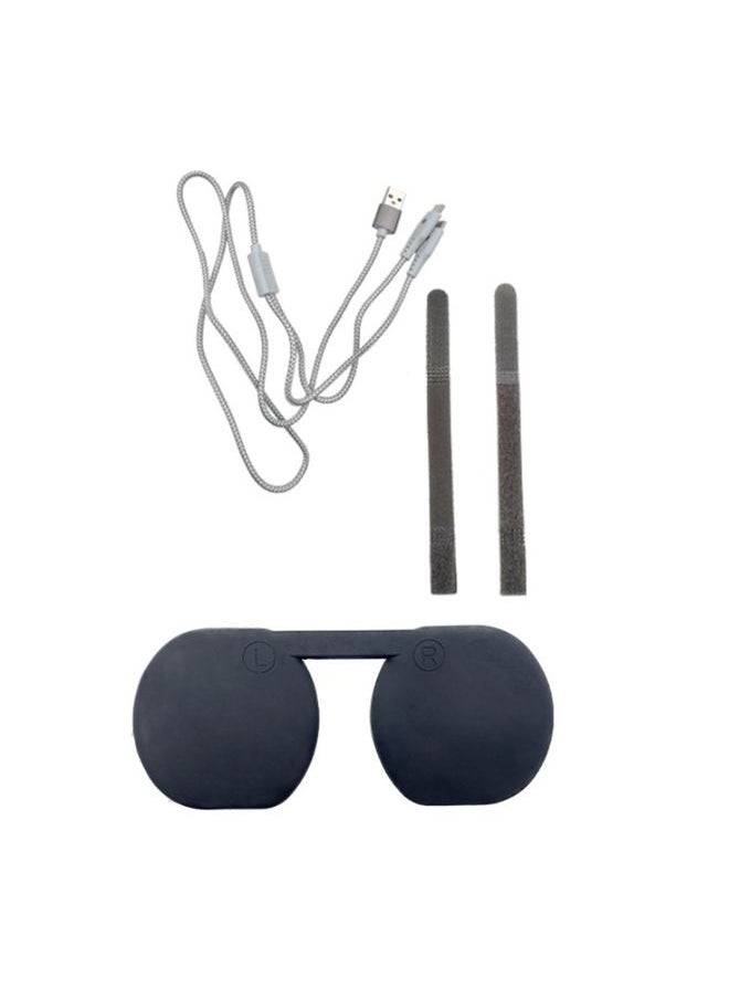 iplay for PSVR2 TYPE-C Charging Cable + Glasses Cover + Cable Tie Set(HBP-509)