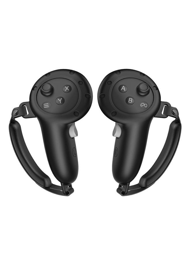 For Meta Quest 3 Handle Silicone Protective Cover VR Accessories(Black)