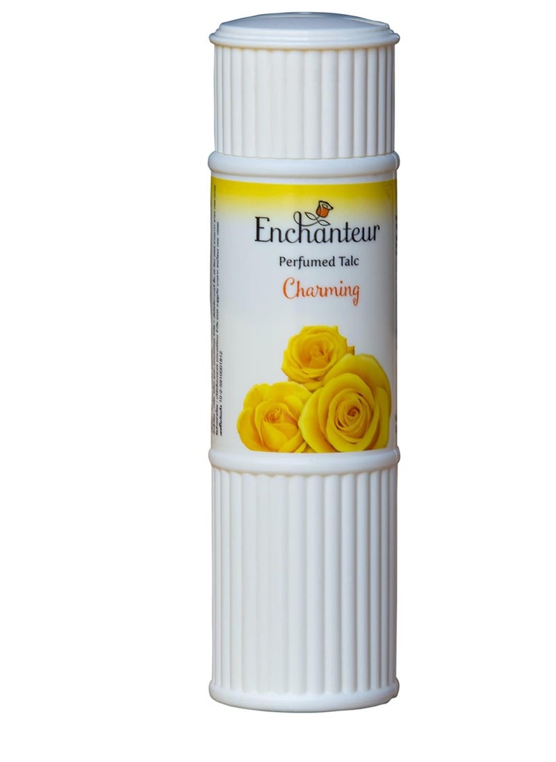 Perfumed Body Talcum Powder Charming, Romantic & Alluring Scent (Pack of 3 X 100 g.) by Enchanteur