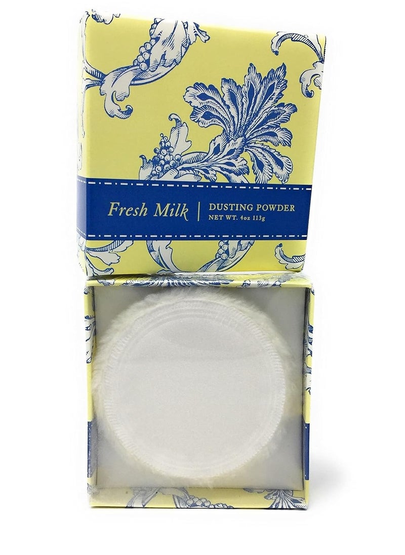 Greenwich Bay Trading Co. Dusting Powder, 4 Ounce, Fresh Milk