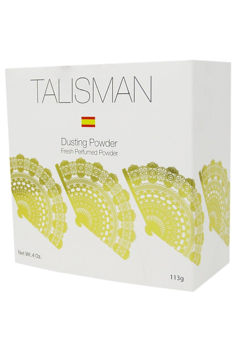 Talisman Perfumed Dusting Powder with Puff, 4 oz