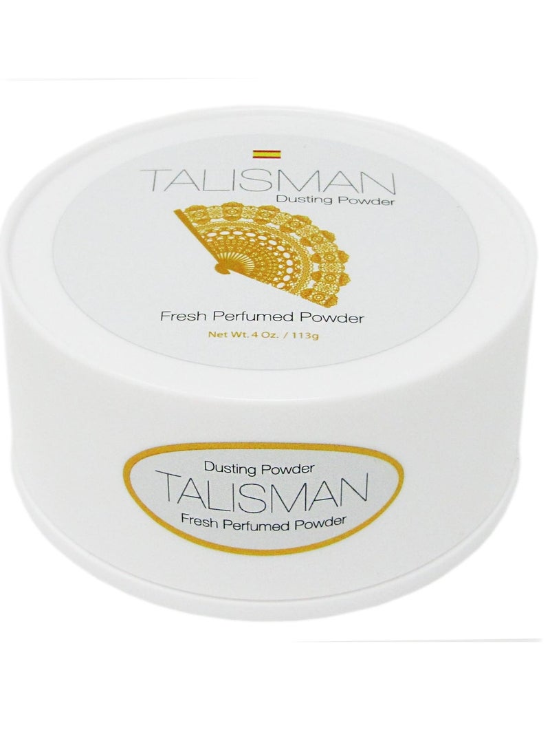 Talisman Perfumed Dusting Powder with Puff, 4 oz