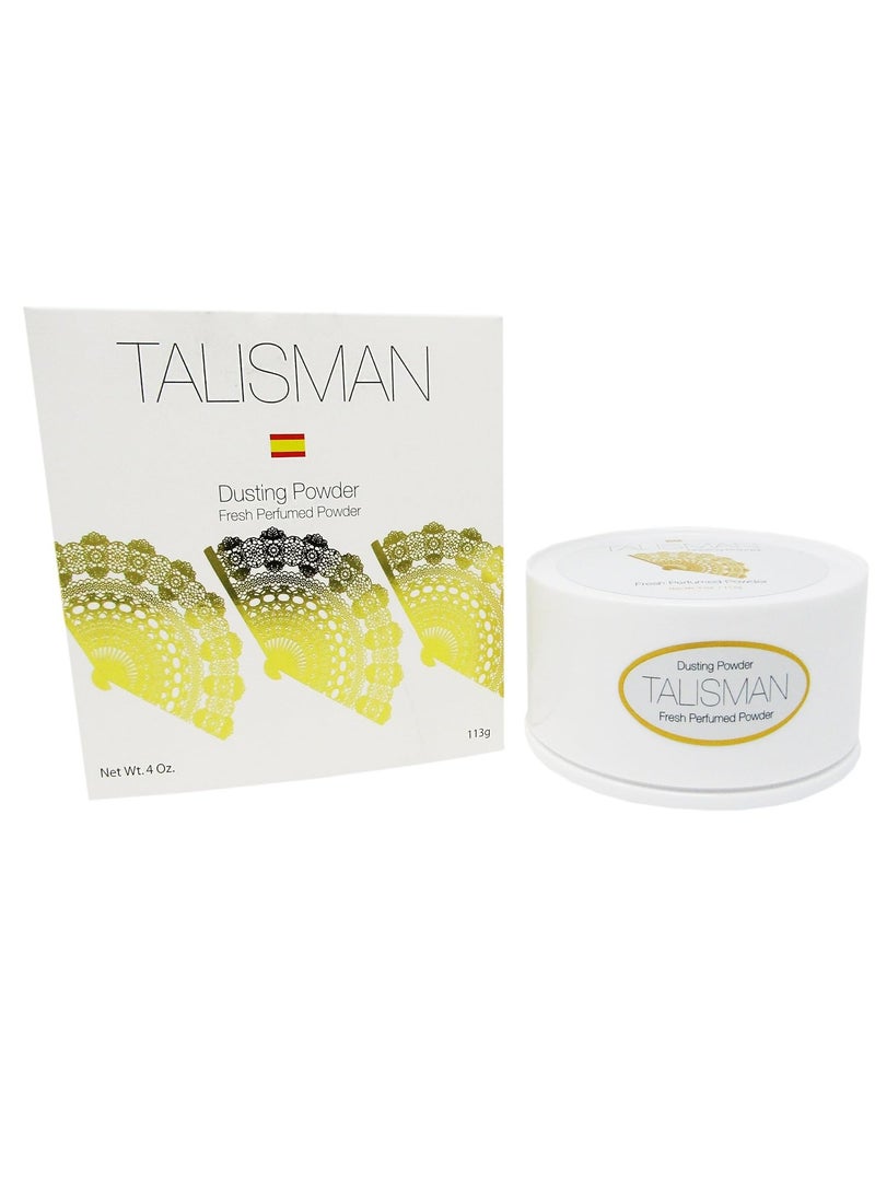 Talisman Perfumed Dusting Powder with Puff, 4 oz