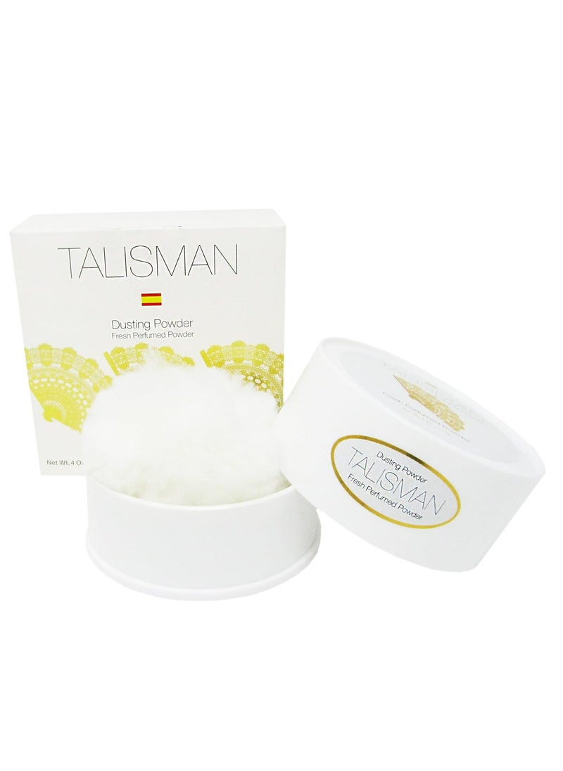 Talisman Perfumed Dusting Powder with Puff, 4 oz