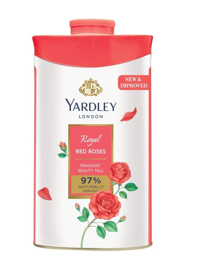 Yardley London RED ROSE Perfumed Deodorizing Talc Talcum Powder 100gm