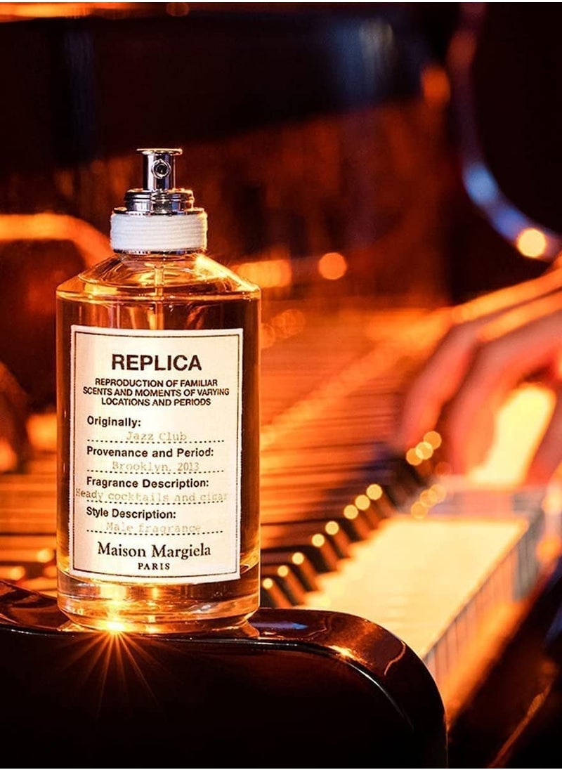 Maison Margiela Replica Jazz Club Eau De Toilette Spray, 3.4 Ounce (Unisex)