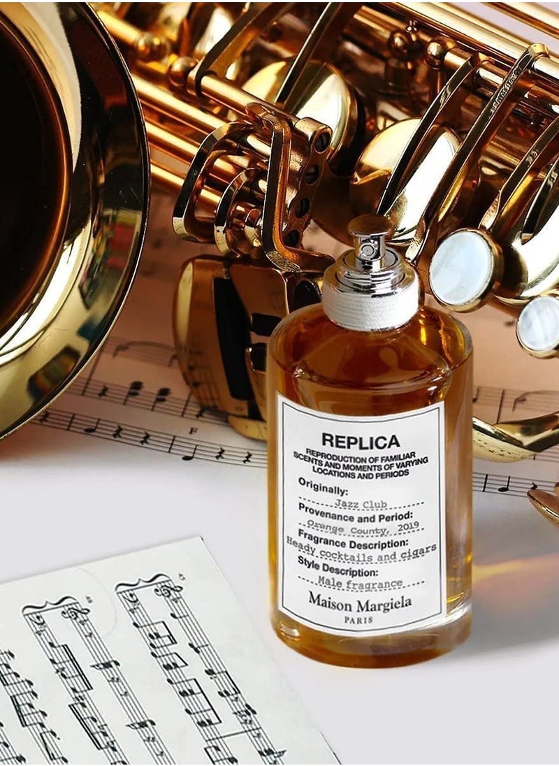 Maison Margiela Replica Jazz Club Eau De Toilette Spray, 3.4 Ounce (Unisex)
