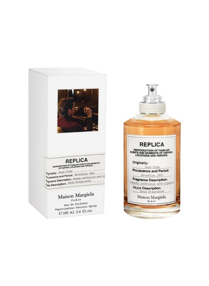 Maison Margiela Replica Jazz Club Eau De Toilette Spray, 3.4 Ounce (Unisex)
