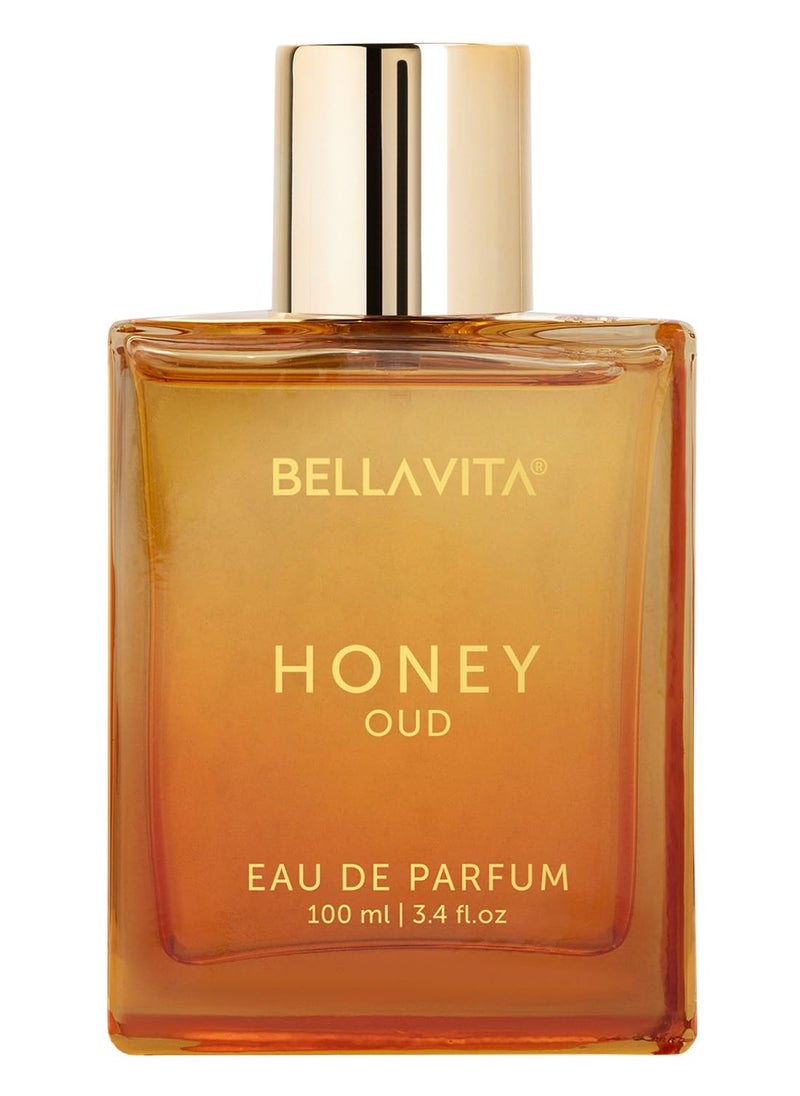 Honey Oud Eau de Parfum (3.4 fl. oz.) | Patchouli, Vanilla, Bergamot, Floral & Spicy + Made with Clean & Vegan Essentials Oils + Cruelty Free | Long-Lasting Unisex Fragrance