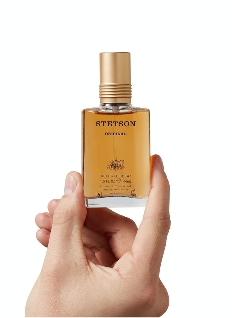 Stetson Original by Scent Beauty - Cologne for Men - Classic, Woody and Masculine Aroma with Fragrance Notes of Citrus, Patchouli, and Tonka Bean - 1.5 Fl Oz