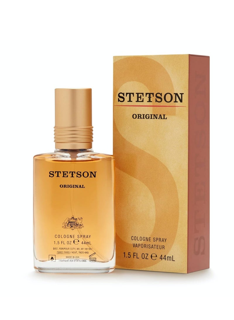 Stetson Original by Scent Beauty - Cologne for Men - Classic, Woody and Masculine Aroma with Fragrance Notes of Citrus, Patchouli, and Tonka Bean - 1.5 Fl Oz