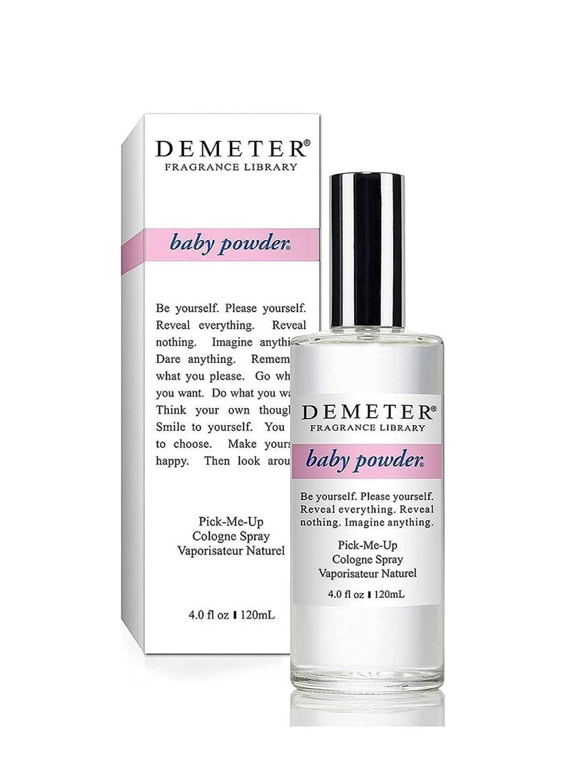 DEMETER Baby Powder For Women. Pick-me Up Cologne Spray 4.0 Oz