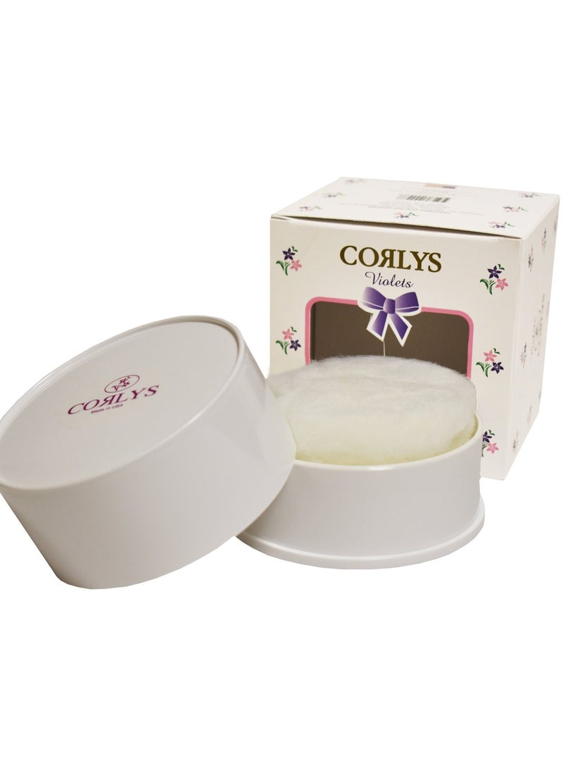 Corlys Dusting Powder for Women and Children With Puff 4 Oz