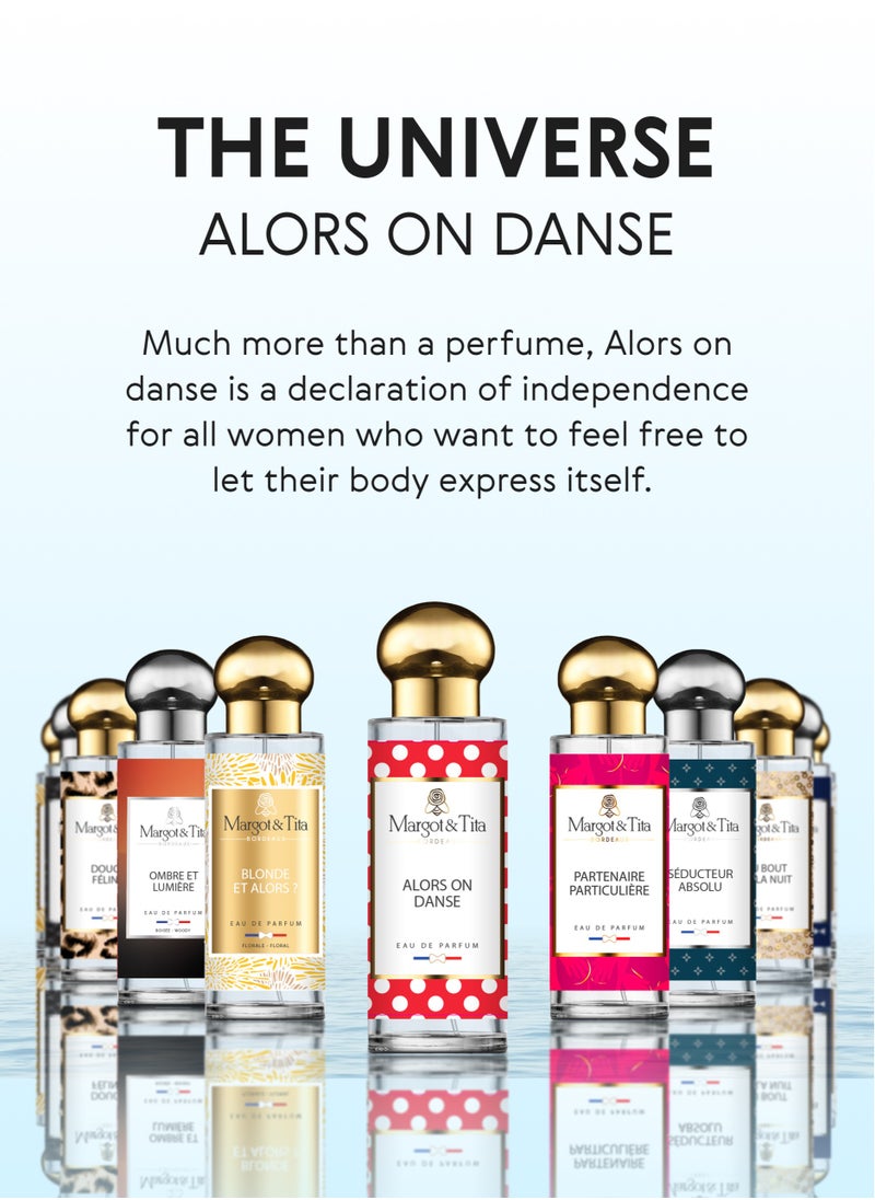 Perfume From France 50ml - Alors On Danse - Bold Scent with Red Fruits, Vanilla and Caramel - Long Lasting Fragrance with Pear, Rose and Amber - Luxury Perfume for Women