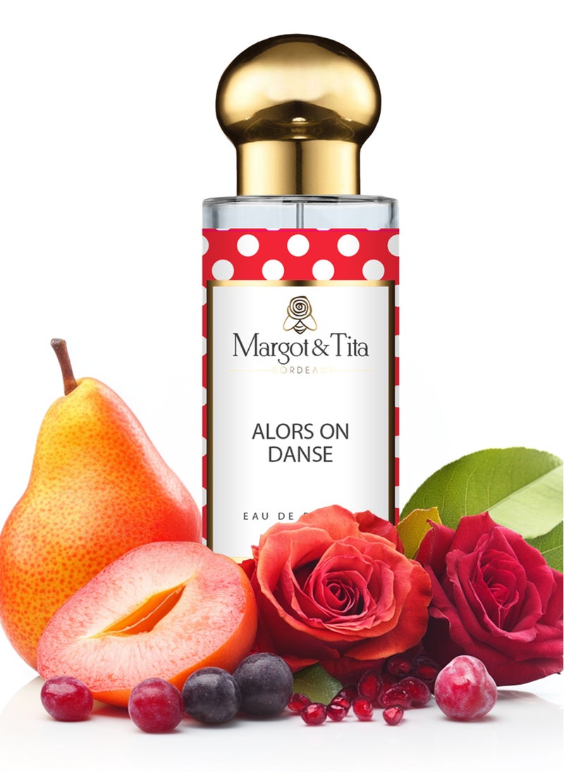 Perfume From France 30ml - Eau de Parfum Alors On Danse - Bold Fragrance with Red Fruits, Vanilla and Caramel - Long Lasting Perfume with Pear and Cardamom - Luxury Scent for Women