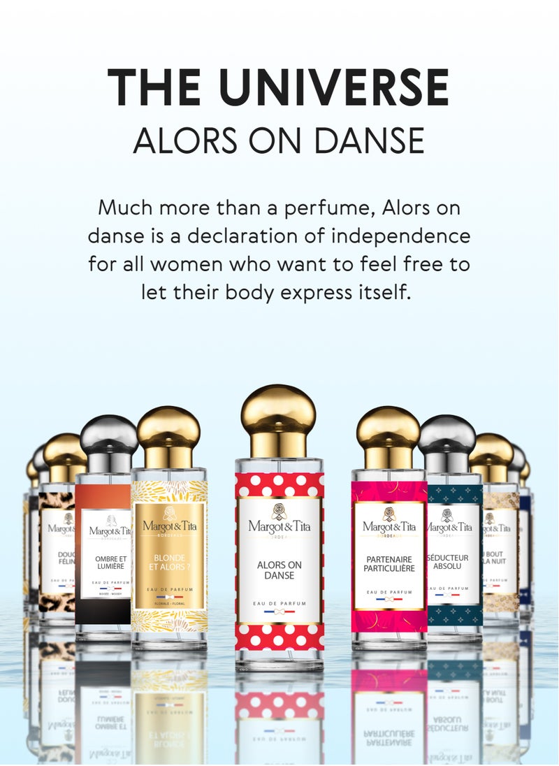 Perfume From France 30ml - Eau de Parfum Alors On Danse - Bold Fragrance with Red Fruits, Vanilla and Caramel - Long Lasting Perfume with Pear and Cardamom - Luxury Scent for Women