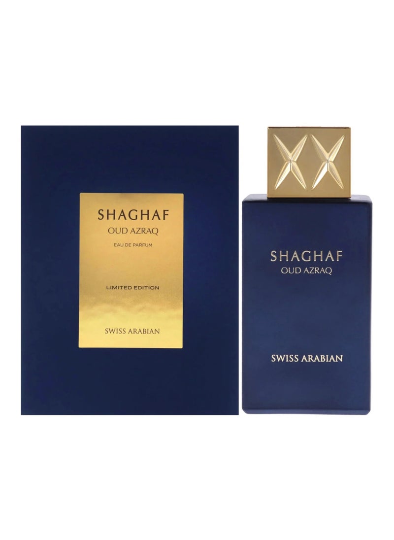 Shaghaf Oud Azraq Limited Edition Perfume For Unisex EDP 75ml