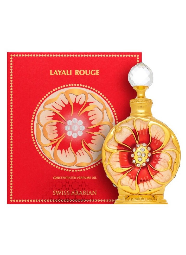 Layali Rouge Concentrated Perfume Oil 15ml