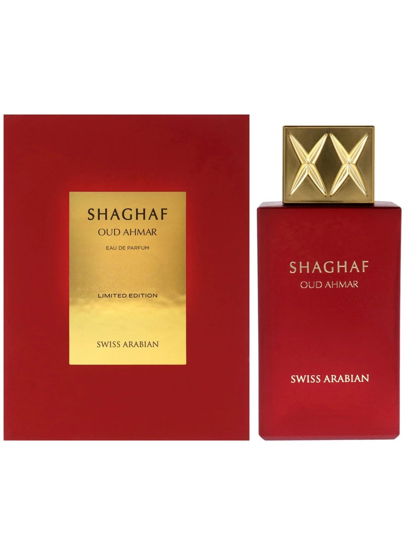 Shaghaf Oud Ahmar Limited Edition Perfume For Unisex EDP 75ml