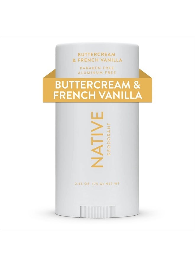 Deodorant Contains Naturally Derived Ingredients, 72 Hour Odor Control | Seasonal Scents for Women and Men, Aluminum Free with Baking Soda, Coconut Oil & Shea Butter | Buttercream & Vanilla