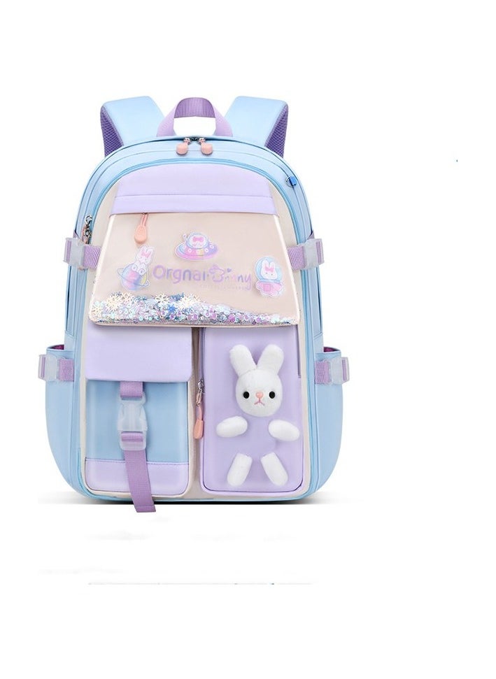 Girl Dekompression Water Resistant Large Capacity Colour:Light blue