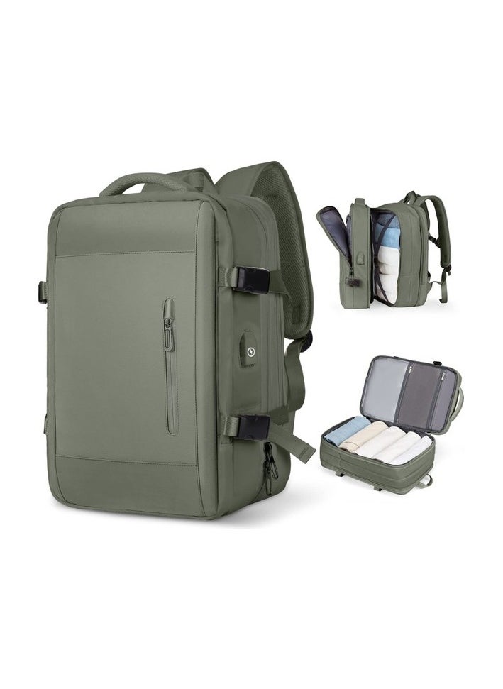 Multifunctional Unisex Big Travel Backpack - Ordu Green Colour:Army green Type:travel