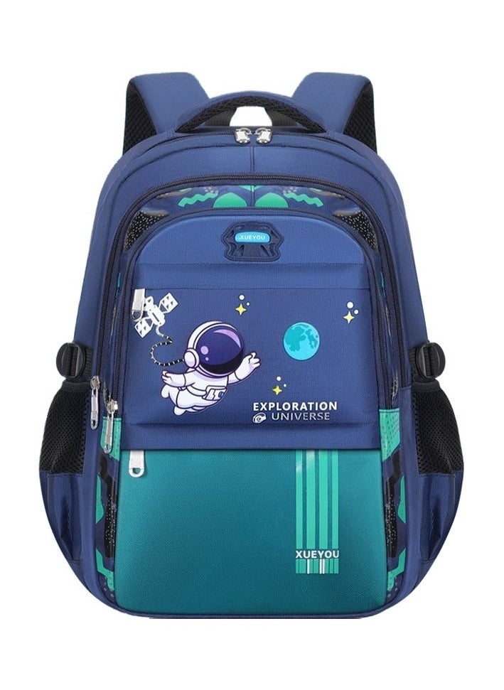 School Bag-Child Shoulder Backpack-Men-Performing, protects the spine (from abroad Colour:Green