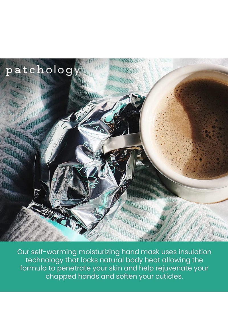 Patchology Perfect Ten Hand & Cuticle Mask with Shea Butter, Coconut Oil, Vitamin E and Soothing Fruit Extracts for Dry Skin
