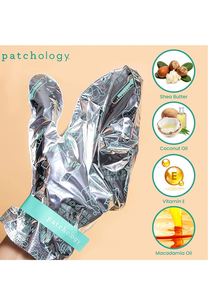 Patchology Perfect Ten Hand & Cuticle Mask with Shea Butter, Coconut Oil, Vitamin E and Soothing Fruit Extracts for Dry Skin