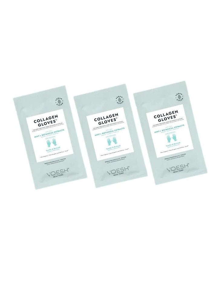 VOESH Collagen Gloves, Vegan Hand Masks, Moisturizing Hand Mask, Lotion Gloves, Hydrating Gloves, Hand Care, Spa Manicure Gloves, Dry Hand Treatment
