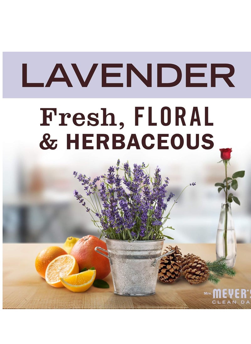 MRS. MEYER'S CLEAN DAY Hand Lotion for Dry Hands, Non-Greasy Moisturizer Made with Essential Oils, Lavender, 12 oz