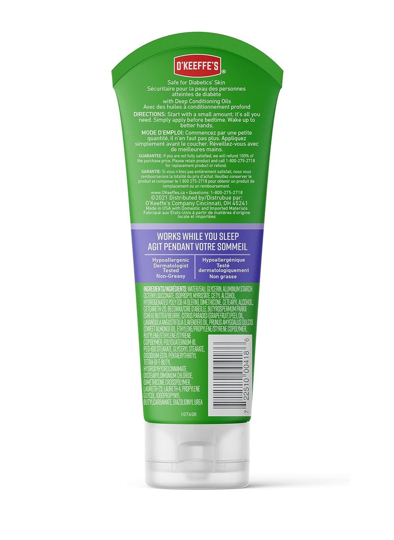 O'Keeffe's Working Hands Night Treatment Hand Cream; 7 oz Tube; (Pack of 1)