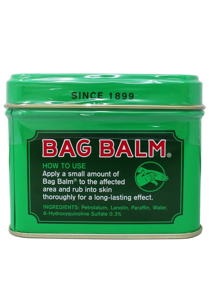 Bag Balm Vermont's Original for Cracked Hands, Dry Skin - Moisturizing Lotion Salve 8 Ounce - 2 Pack