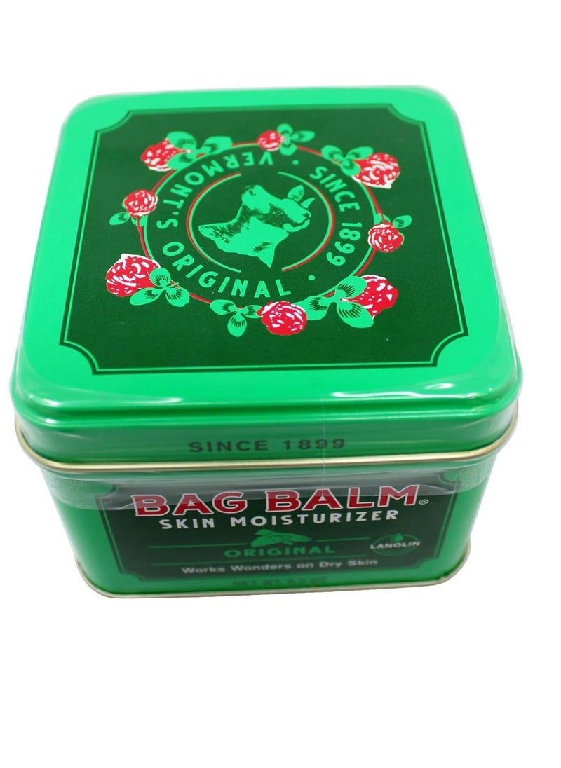 Bag Balm Vermont's Original for Cracked Hands, Dry Skin - Moisturizing Lotion Salve 8 Ounce - 2 Pack