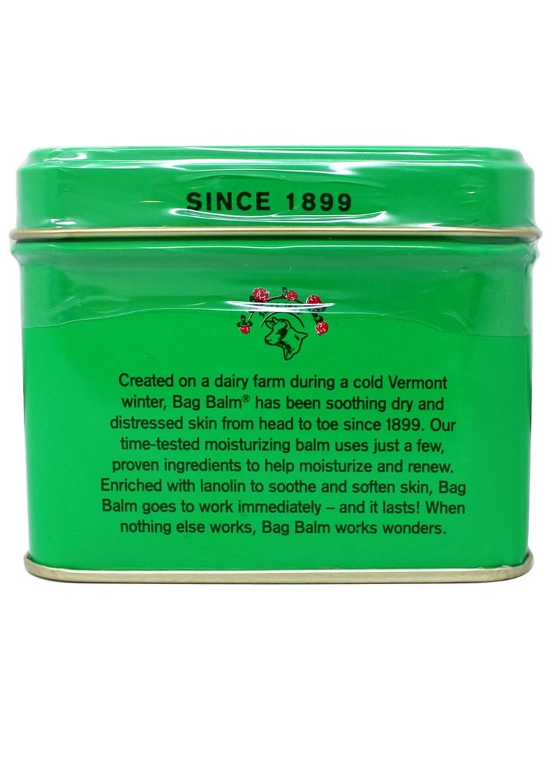 Bag Balm Vermont's Original for Cracked Hands, Dry Skin - Moisturizing Lotion Salve 8 Ounce - 2 Pack