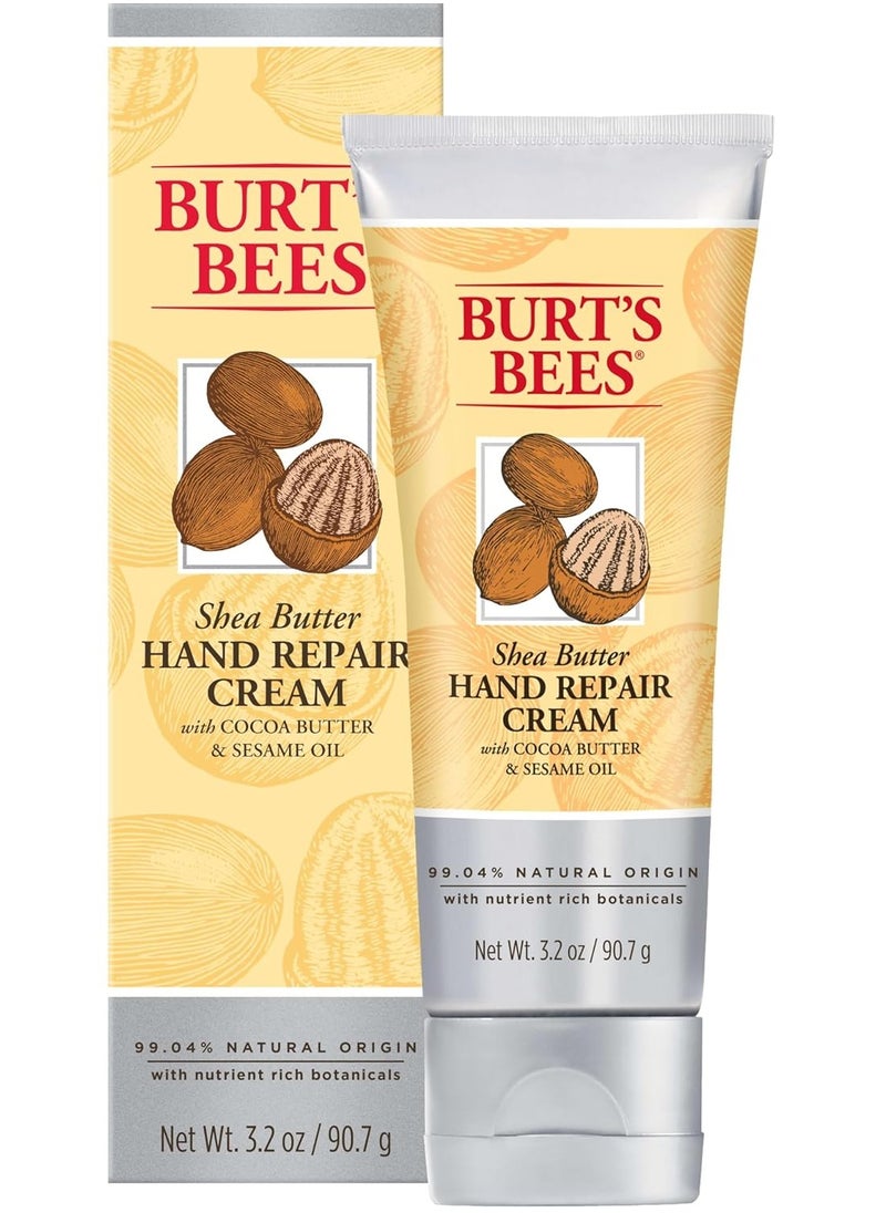 Burt's Bees Stocking Stuffers, Shea Butter Hand Repair Cream, Natural Origin Skin Care Christmas Gifts 3.2 Oz (Package May Vary)