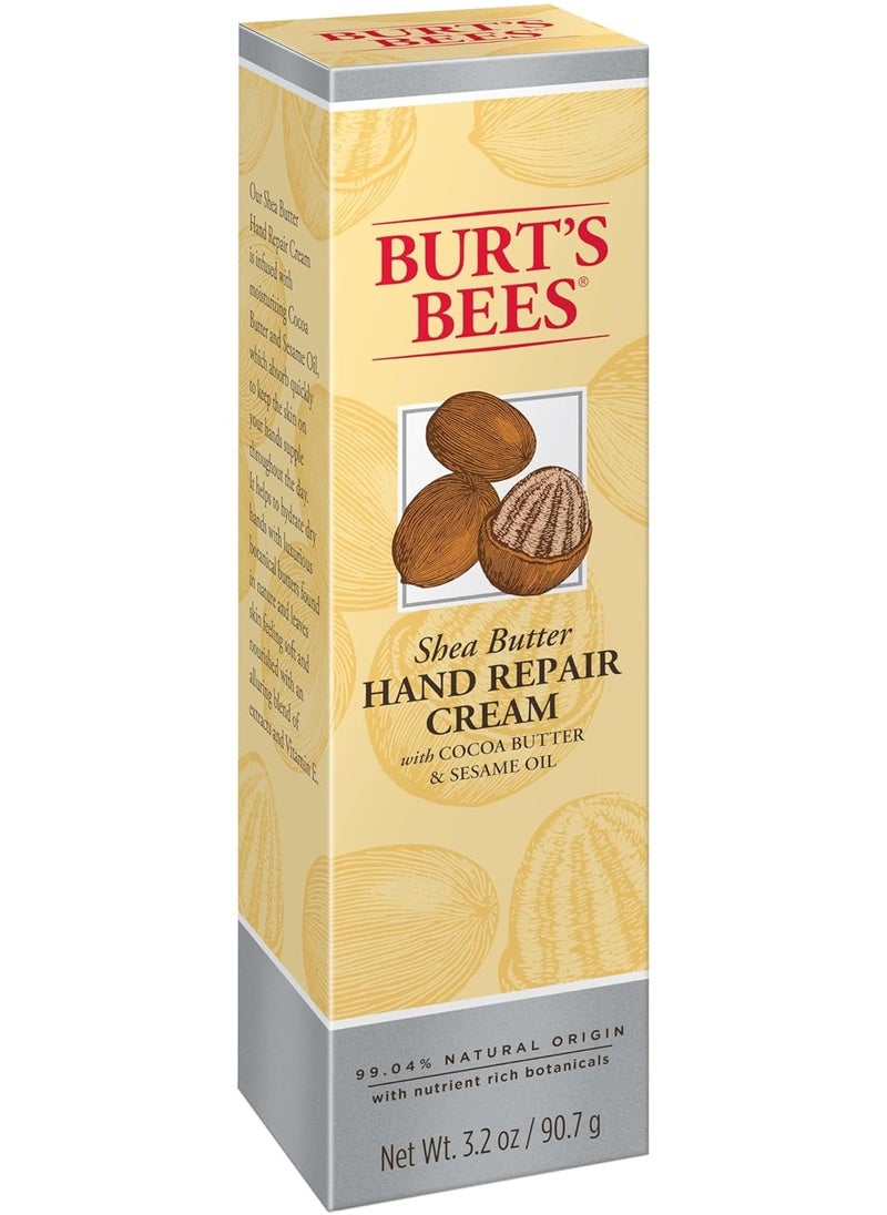 Burt's Bees Stocking Stuffers, Shea Butter Hand Repair Cream, Natural Origin Skin Care Christmas Gifts 3.2 Oz (Package May Vary)